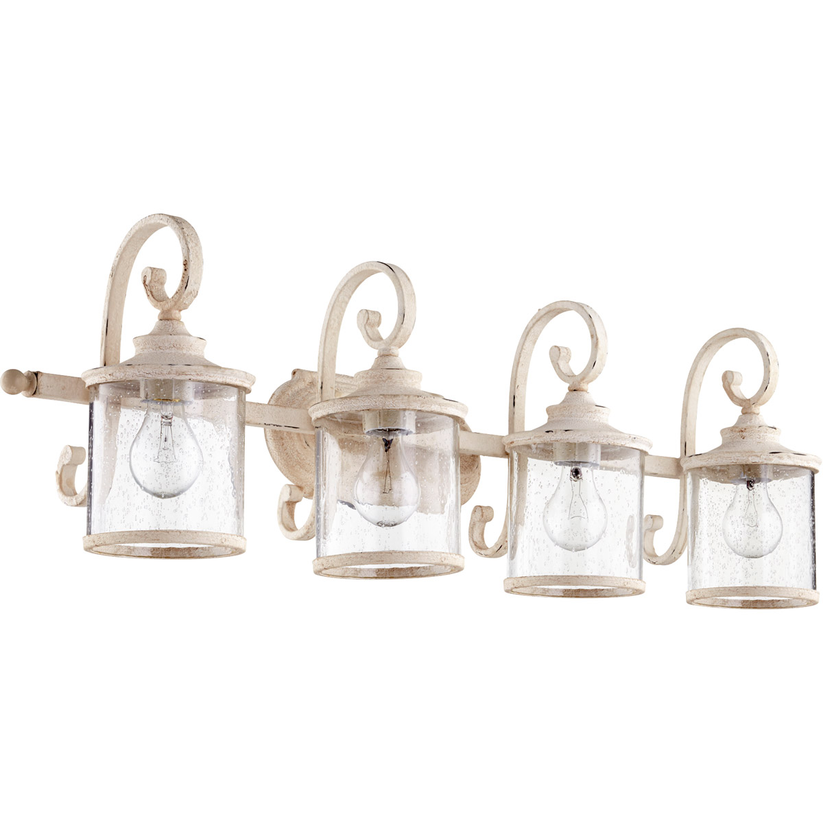 Quorum 5073 4 70 Four Light Vanity San Miguel Persian White
