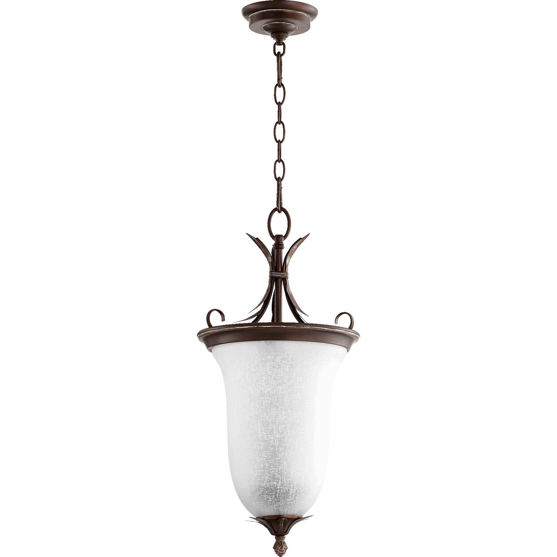 Flora 2 Light 10.5 inch Vintage Copper Entry Pendant Ceiling Light
