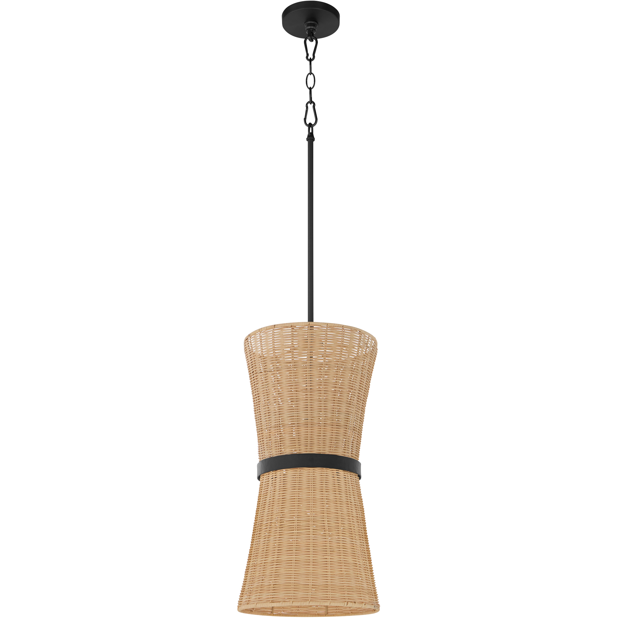 Fairview 2 Light 10.25 inch Matte Black Pendant Ceiling Light