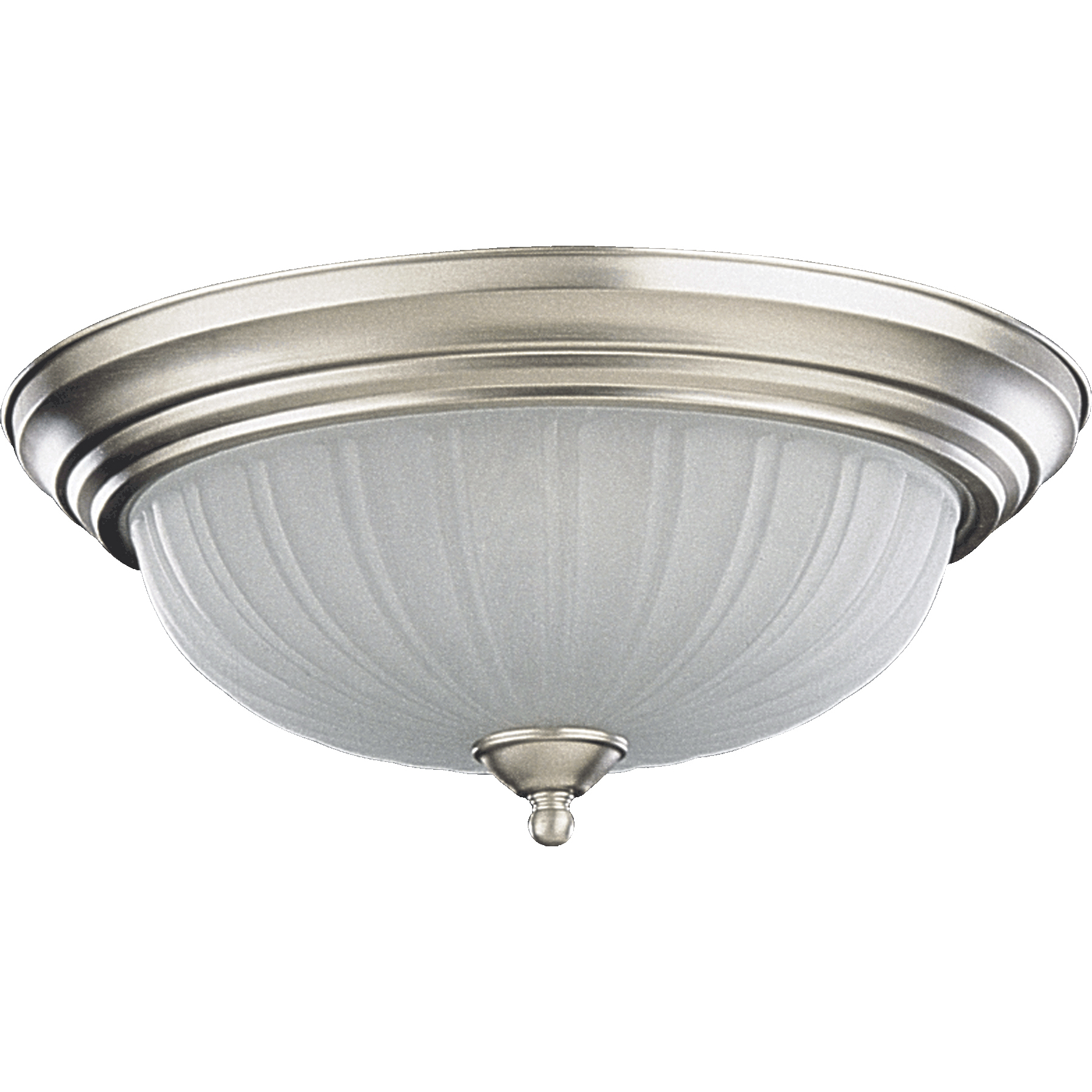 Quorum 30741565 Fort Worth 3 Light 16 inch Satin Nickel Flush Mount