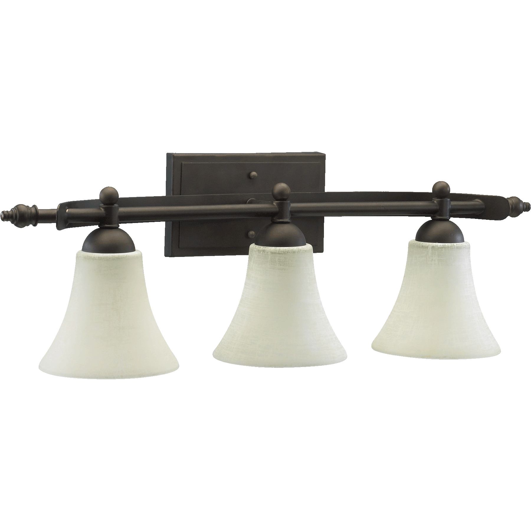Aspen 3 Light 27.25 inch Oiled Bronze Vanity Light Wall Light