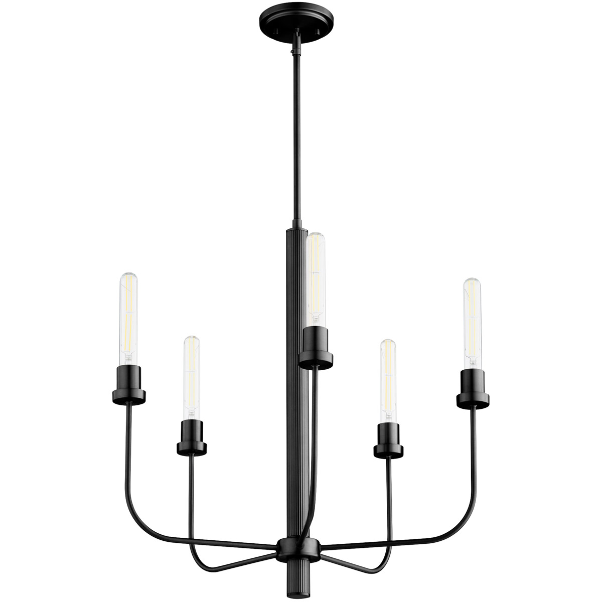 Quorum 612-5-59 Sheridan 5 Light 25 inch Matte Black
