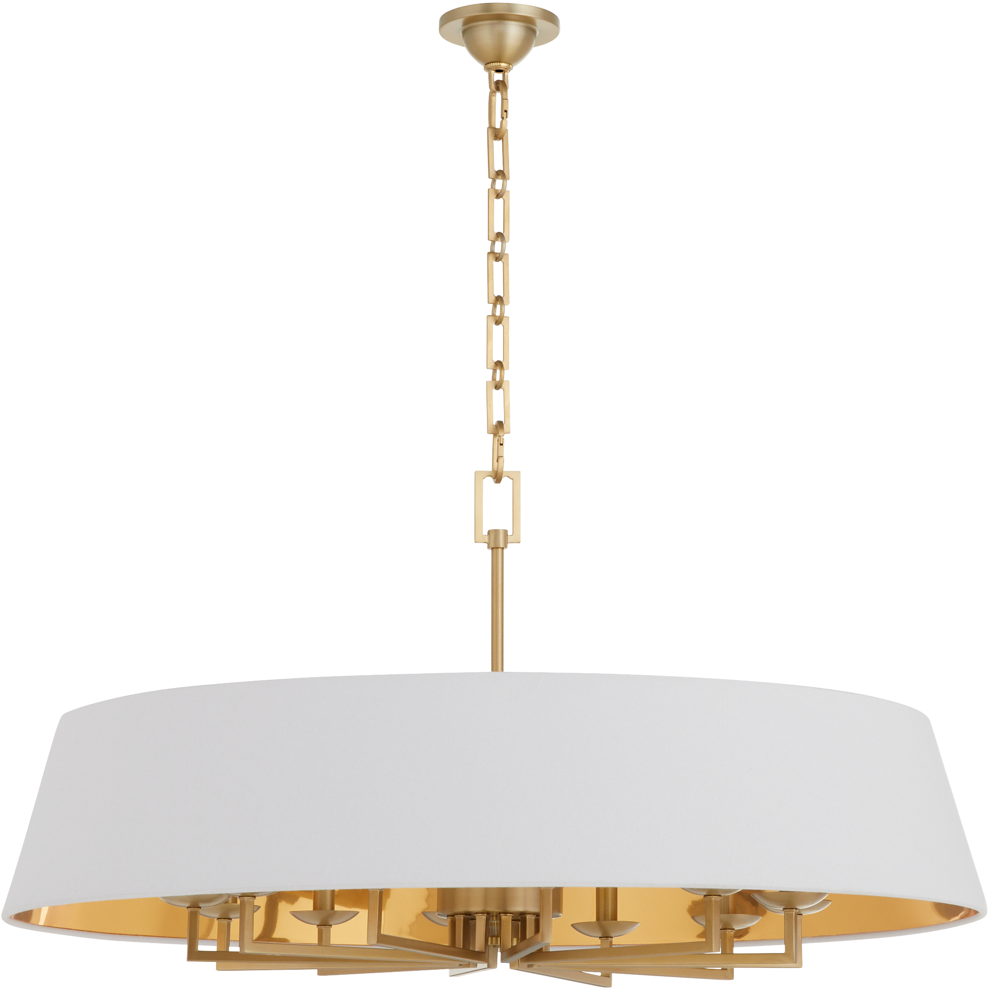Karnes 12 Light 36 inch Aged Brass Pendant Ceiling Light