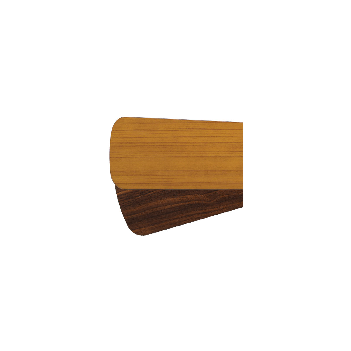 Fort Worth Teak/Walnut Set of 5 Fan Blades, Set of 5