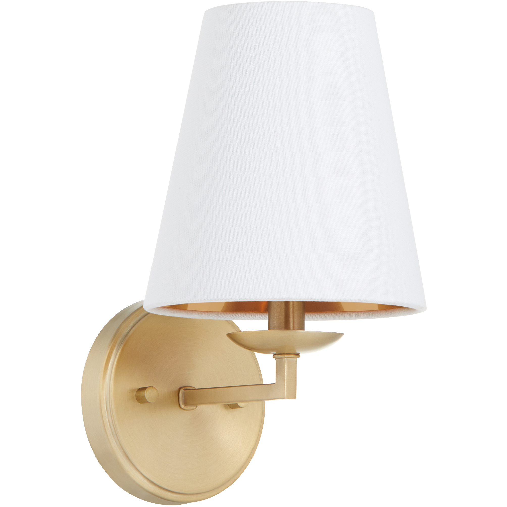 Karnes 1 Light 6.5 inch Aged Brass Wall Mount Wall Light