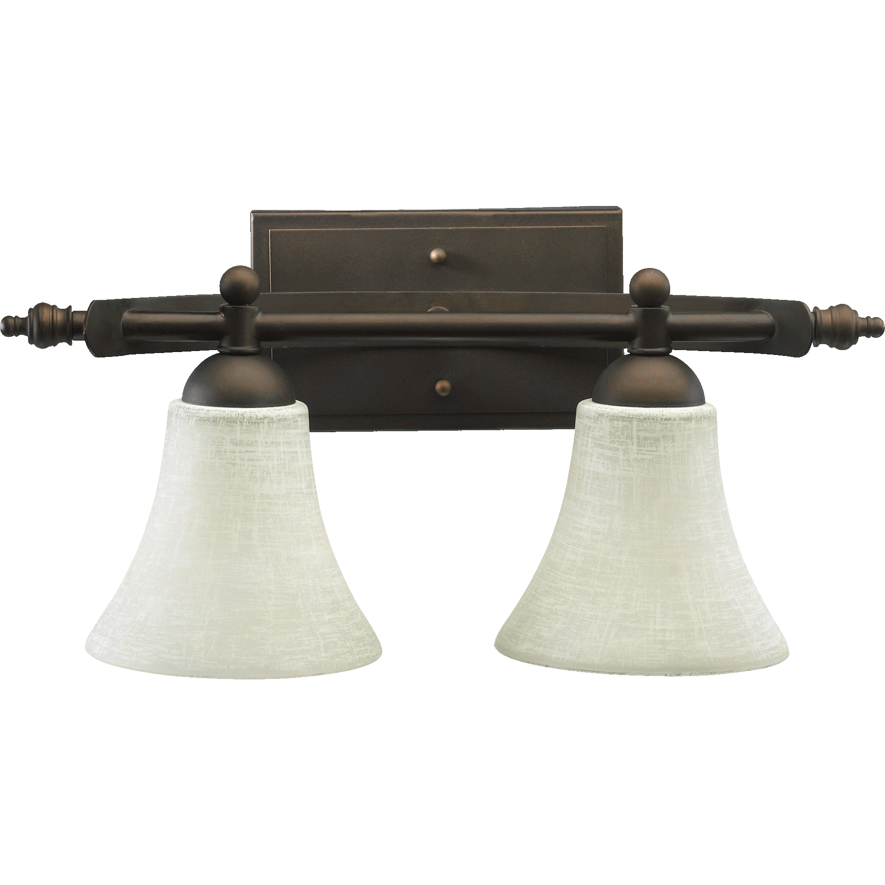 Quorum 5077 2 86 Aspen 2 Light 18.75 inch Oiled Bronze Vanity Light Wall Light