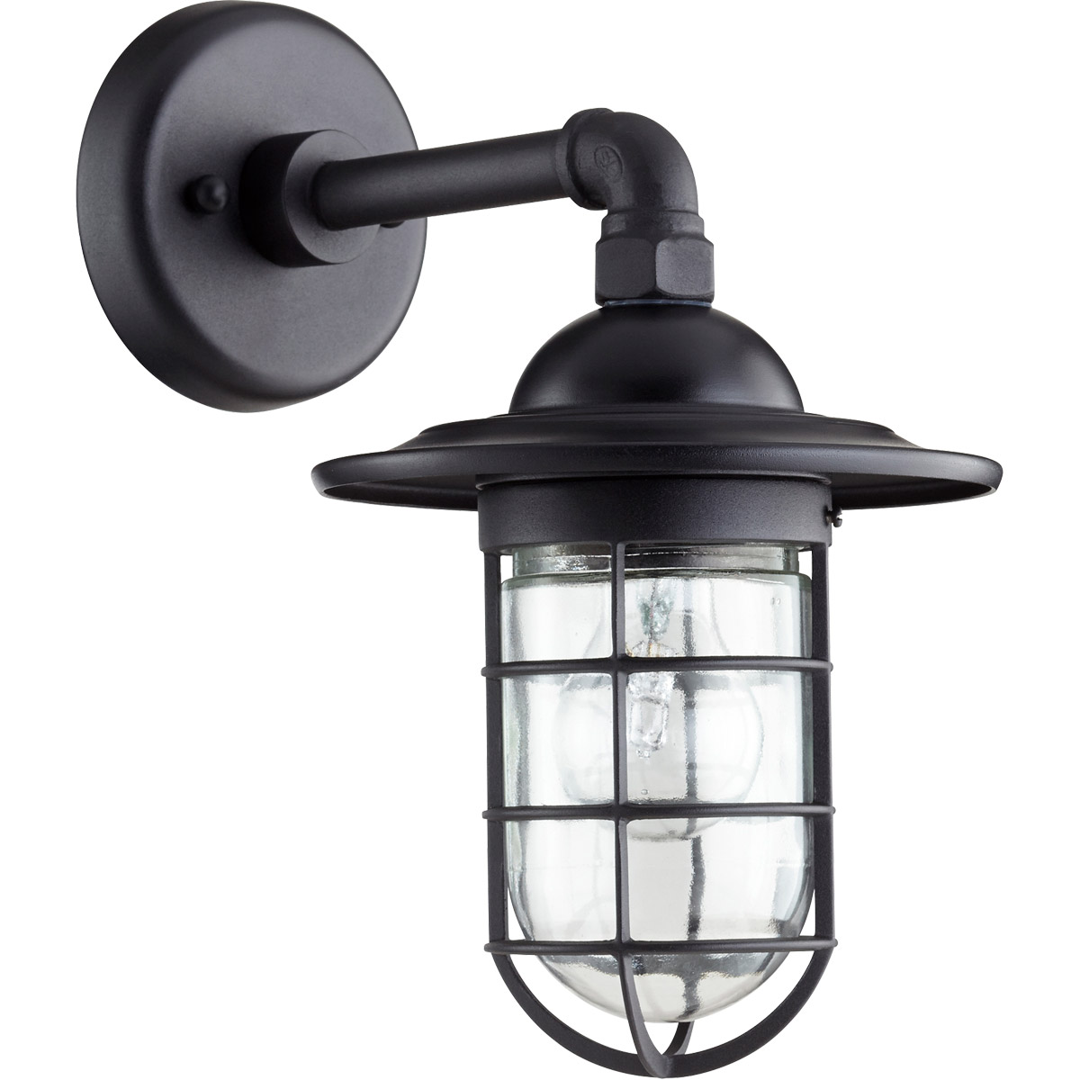 Bowery 1 Light 7.5 inch Noir Wall Sconce Wall Light
