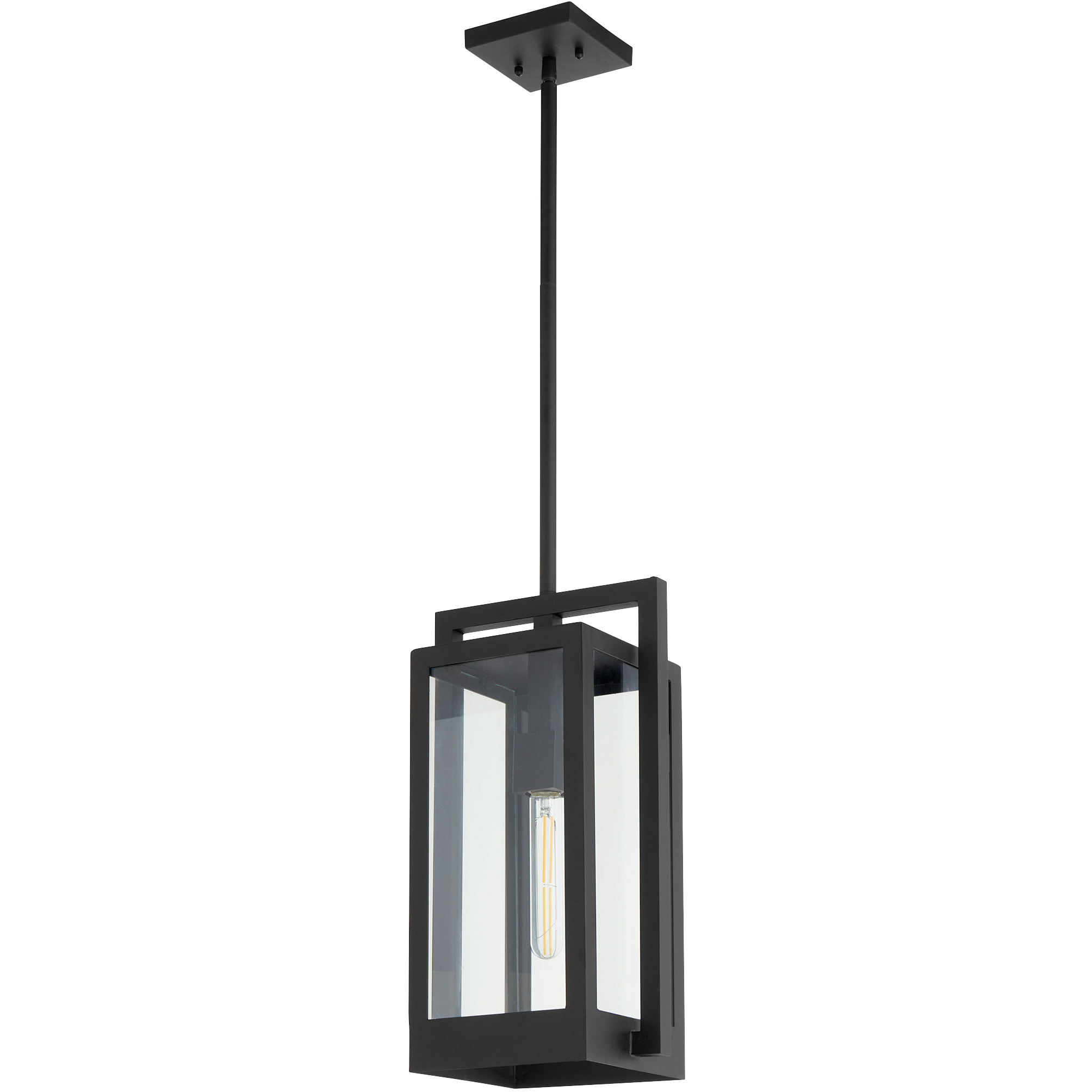 Marco 1 Light 9.5 inch Textured Black Pendant Ceiling Light
