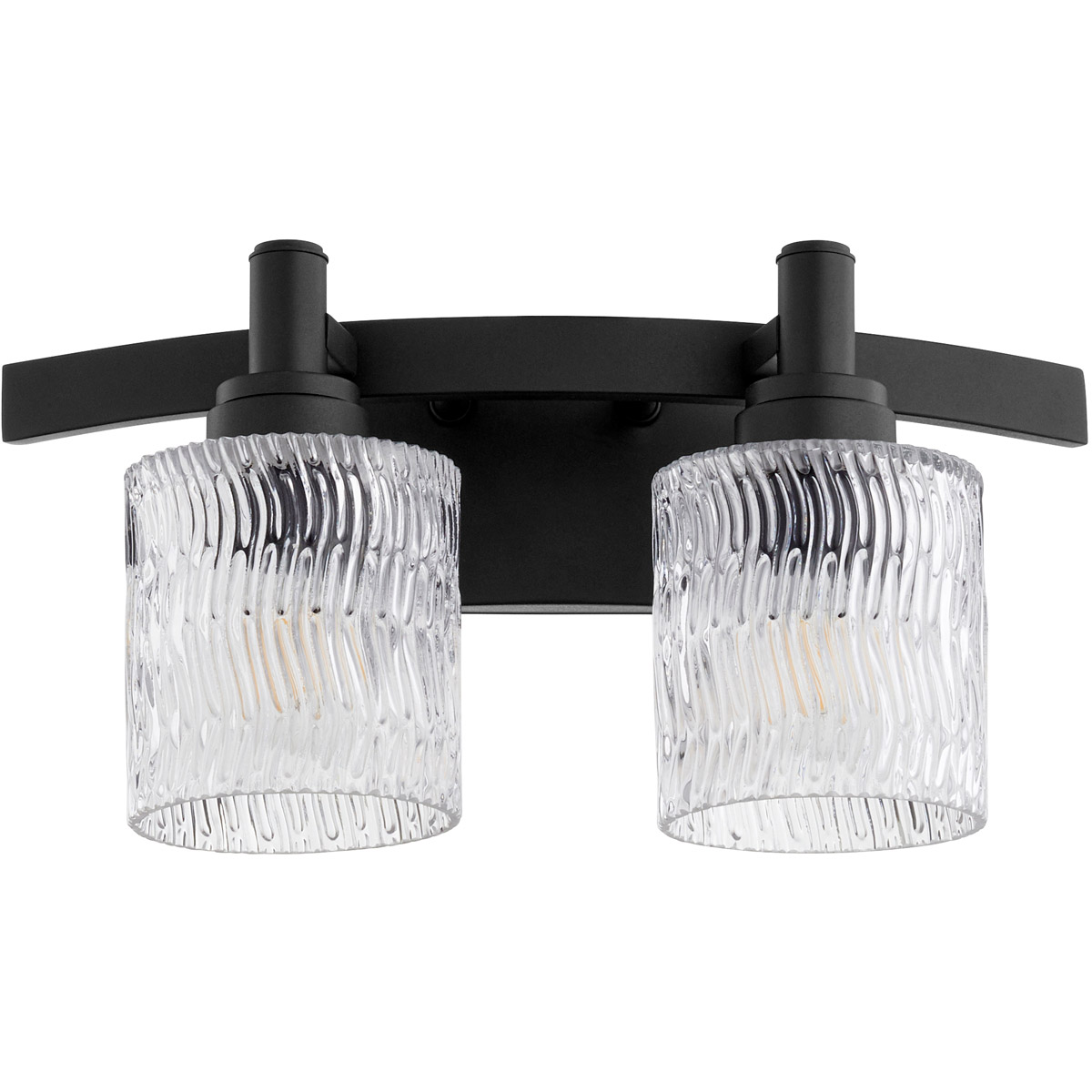Stadium 2 Light 16 inch Noir Vanity Light Wall Light