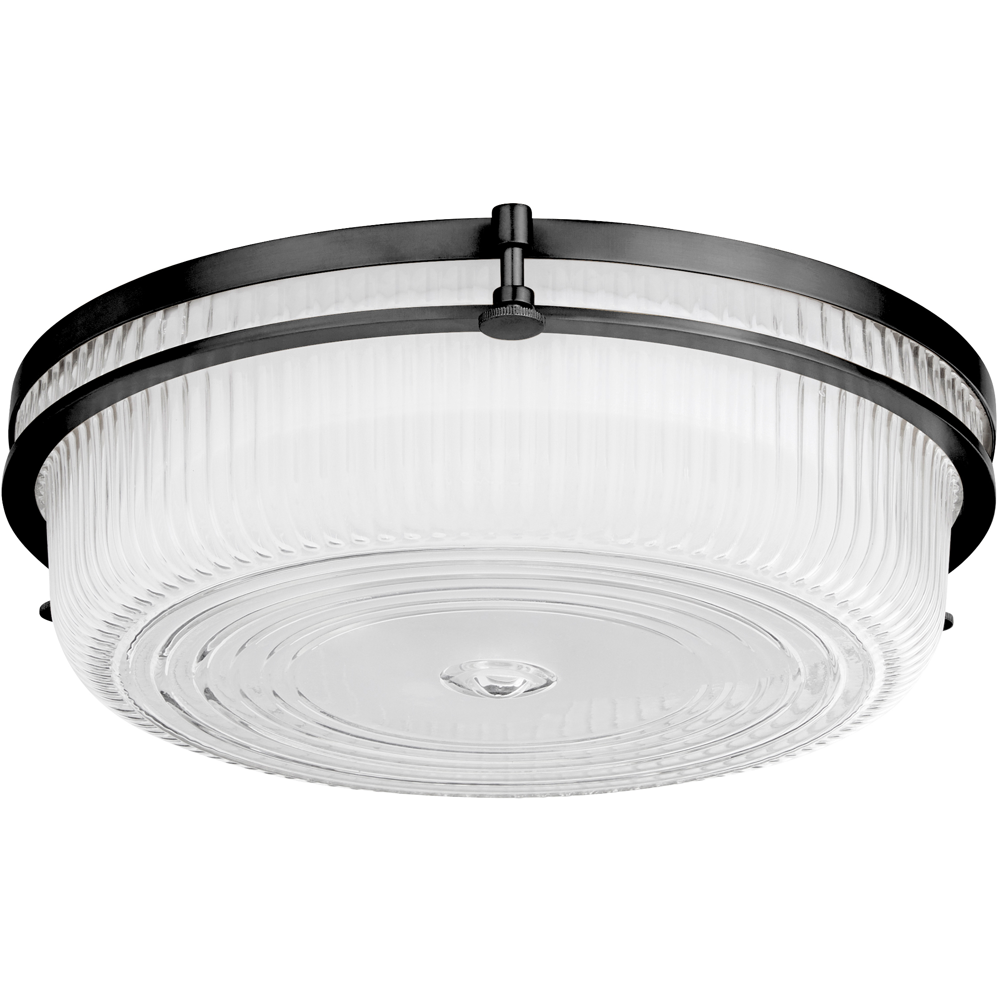 Emory 1 Light 14 inch Matte Black Flush Mount Ceiling Light