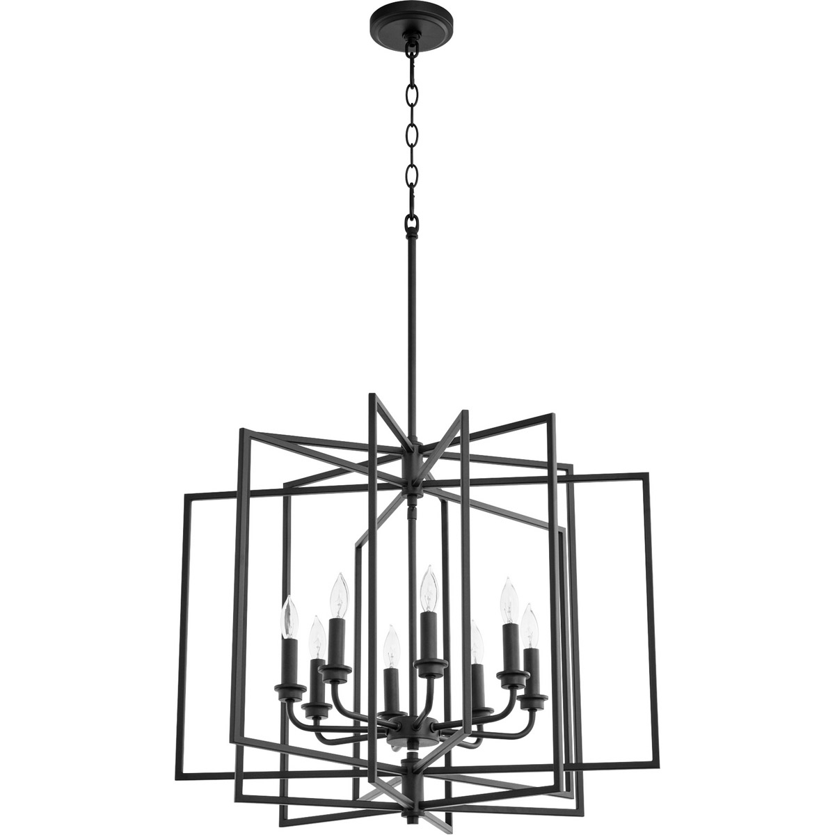 Hammond 8 Light 26 inch Noir Pendant Ceiling Light