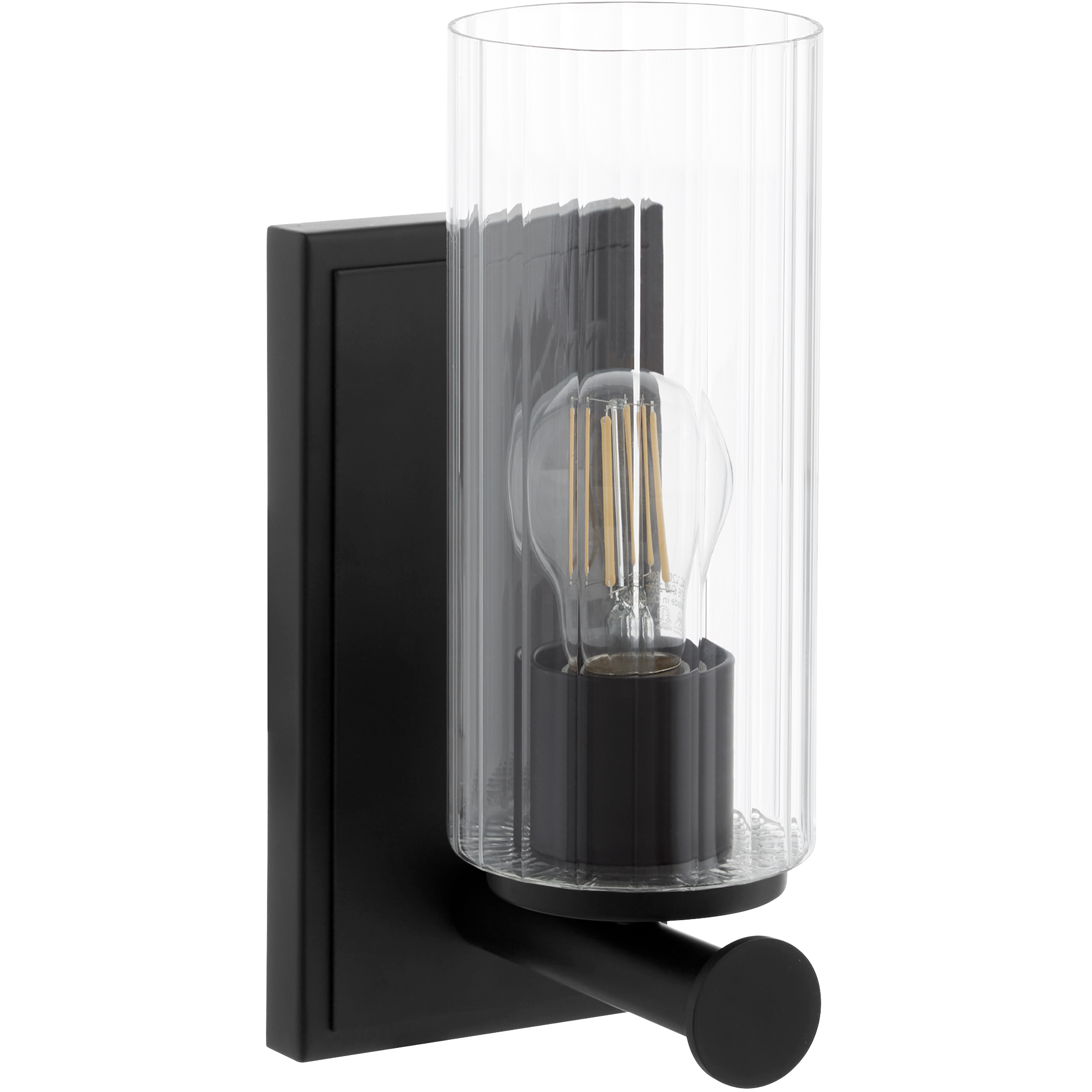 Mercier 1 Light 4.75 inch Matte Black Wall Mount Wall Light