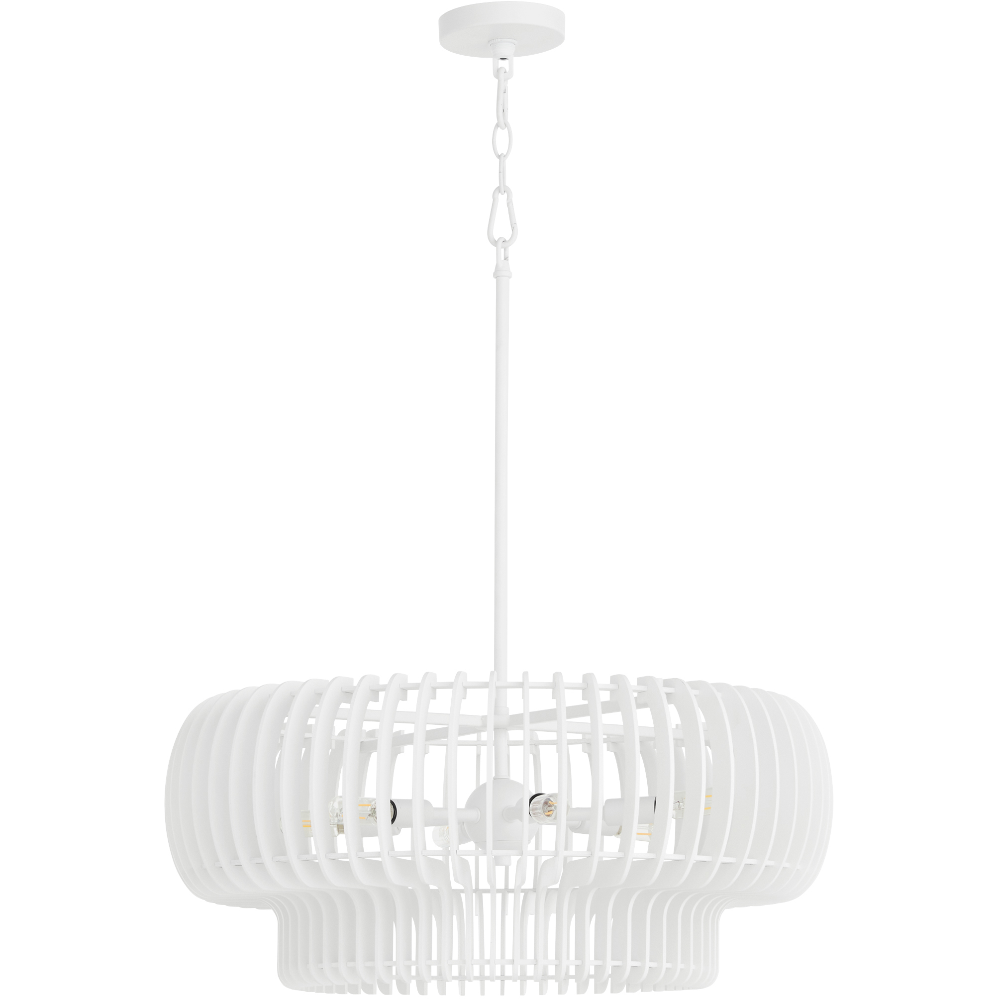 Harrelson 6 Light 22 inch Studio White Pendant Ceiling Light