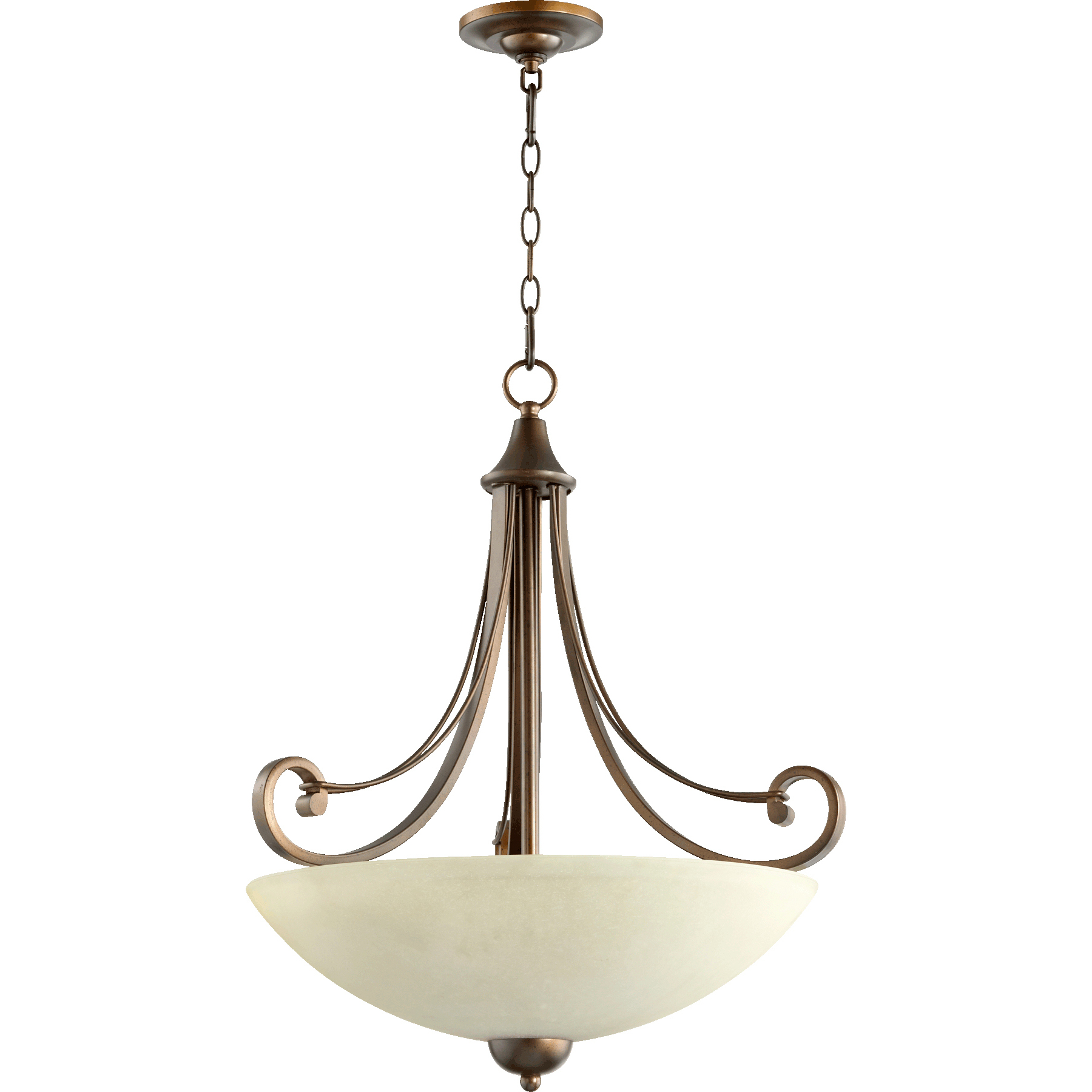Lariat 4 Light 22.5 inch Oiled Bronze Pendant Ceiling Light