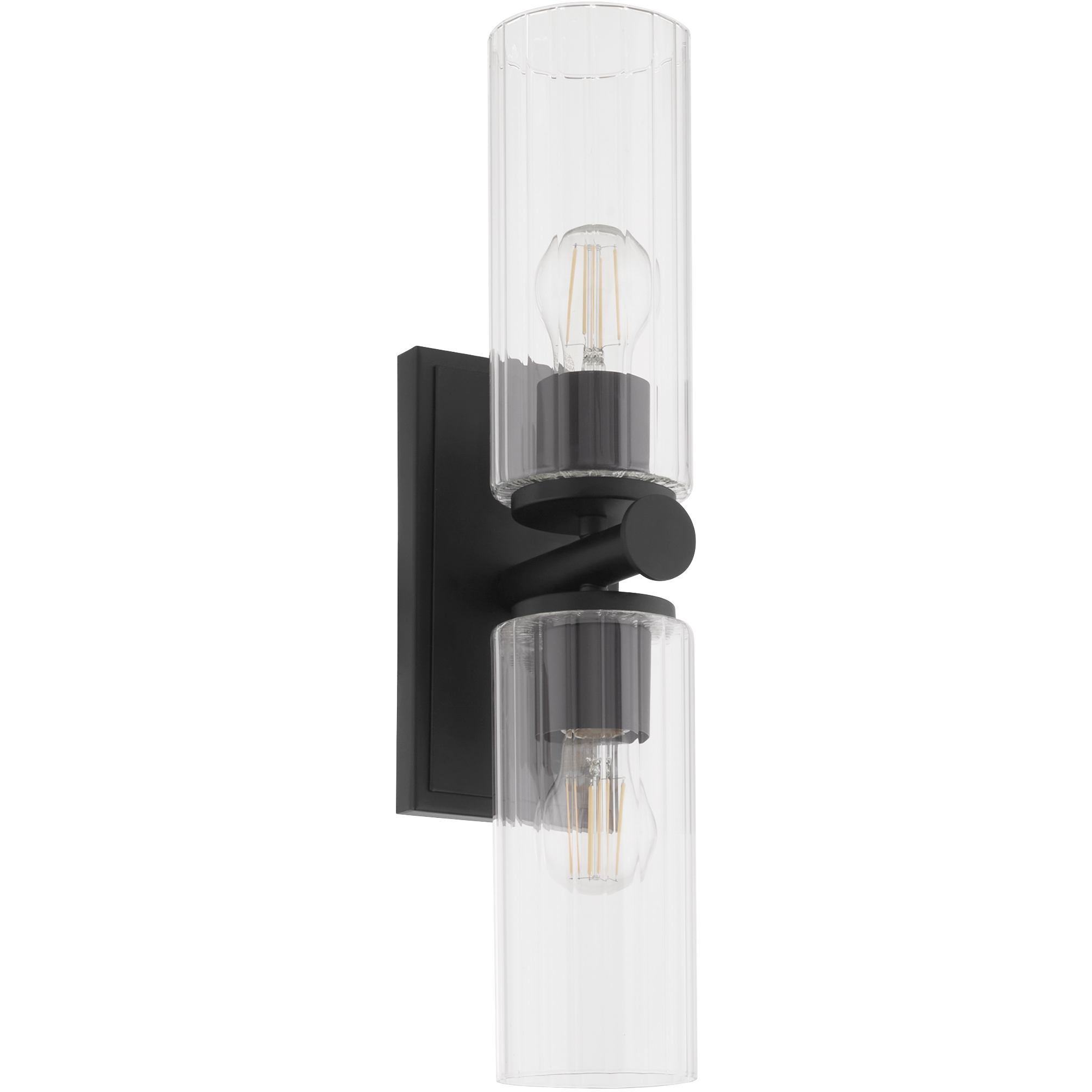 Mercier 2 Light 4.75 inch Matte Black Wall Mount Wall Light