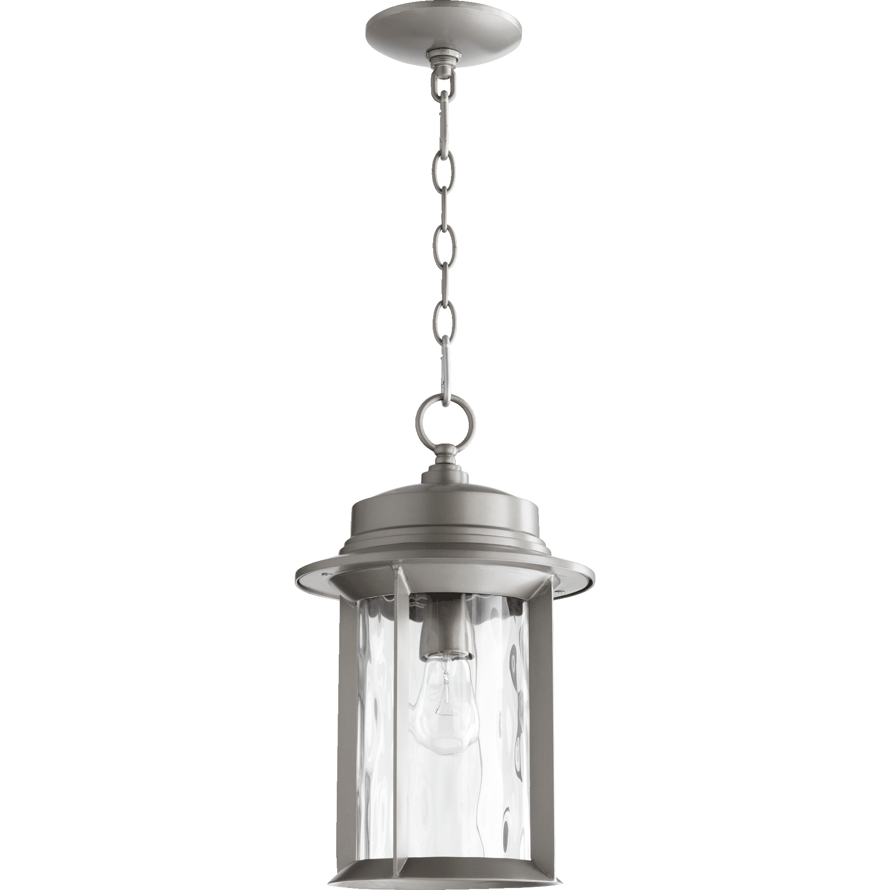 Charter 1 Light 9.5 inch Graphite Outdoor Hanging Lantern