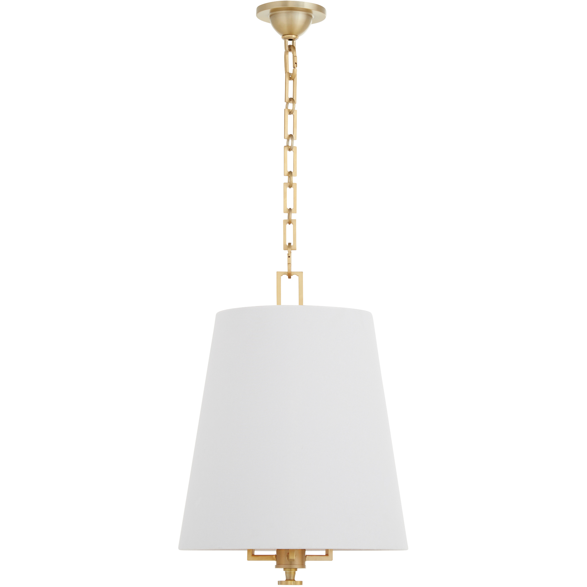 Karnes 3 Light 15 inch Aged Brass Pendant Ceiling Light
