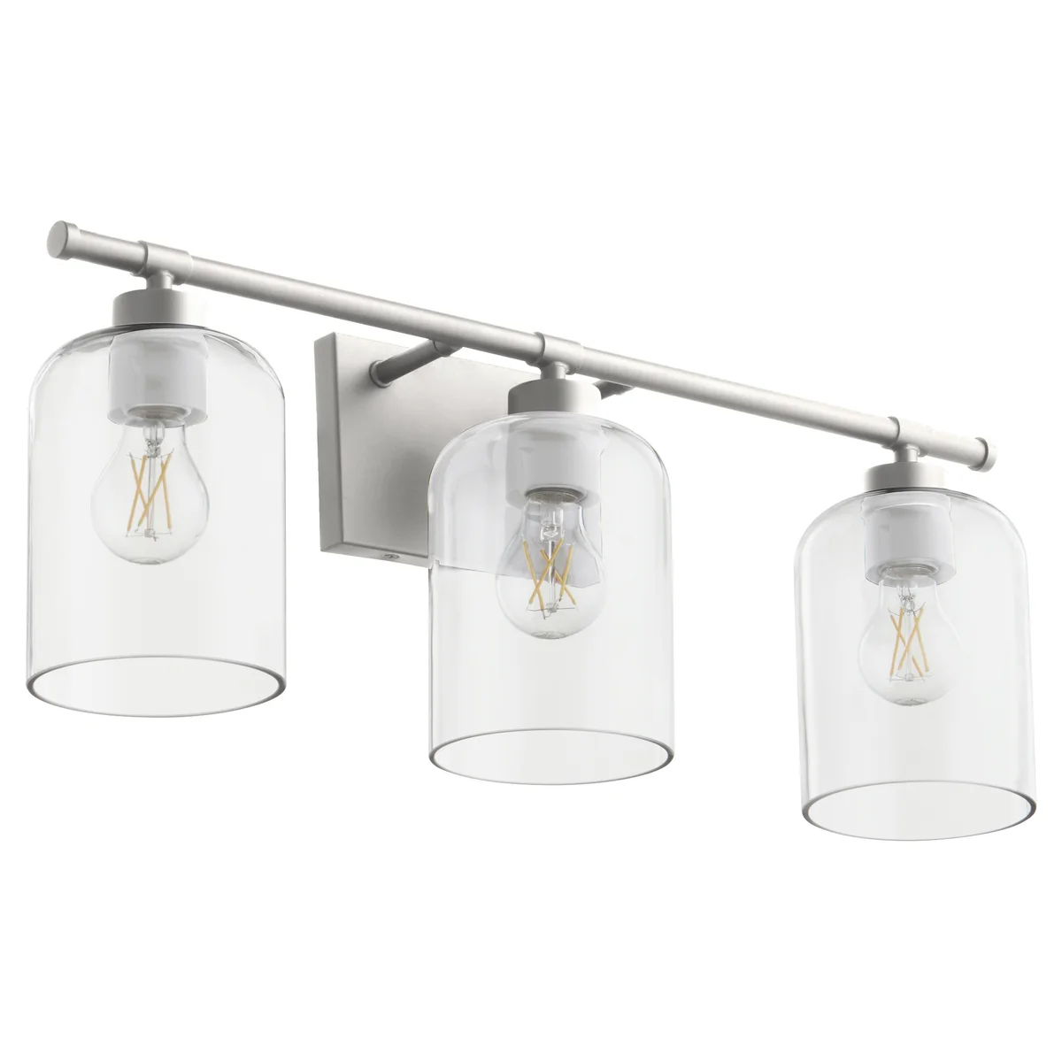 Tribute 3 Light 25 inch Satin Nickel Vanity Light Wall Light