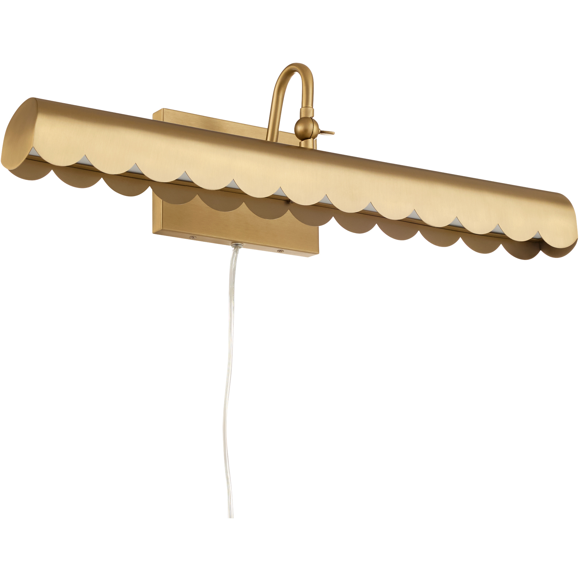 Karnes 0 watt 23.75 inch Aged Brass Picture Light Wall Light