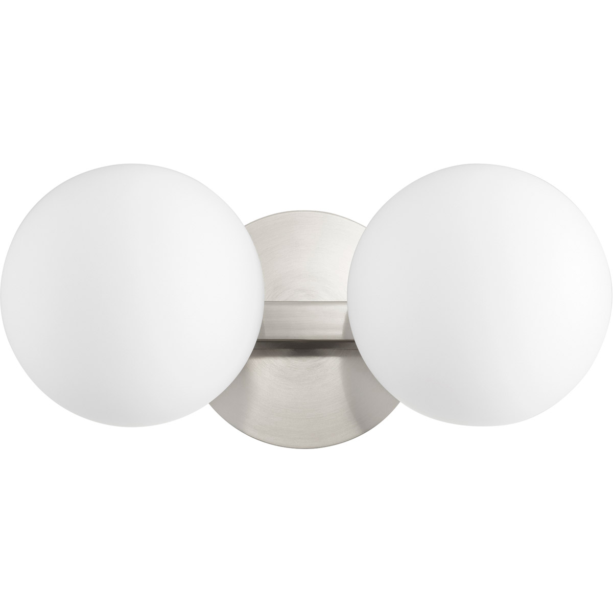 Globe 2 Light 14 inch Satin Nickel Vanity Light Wall Light