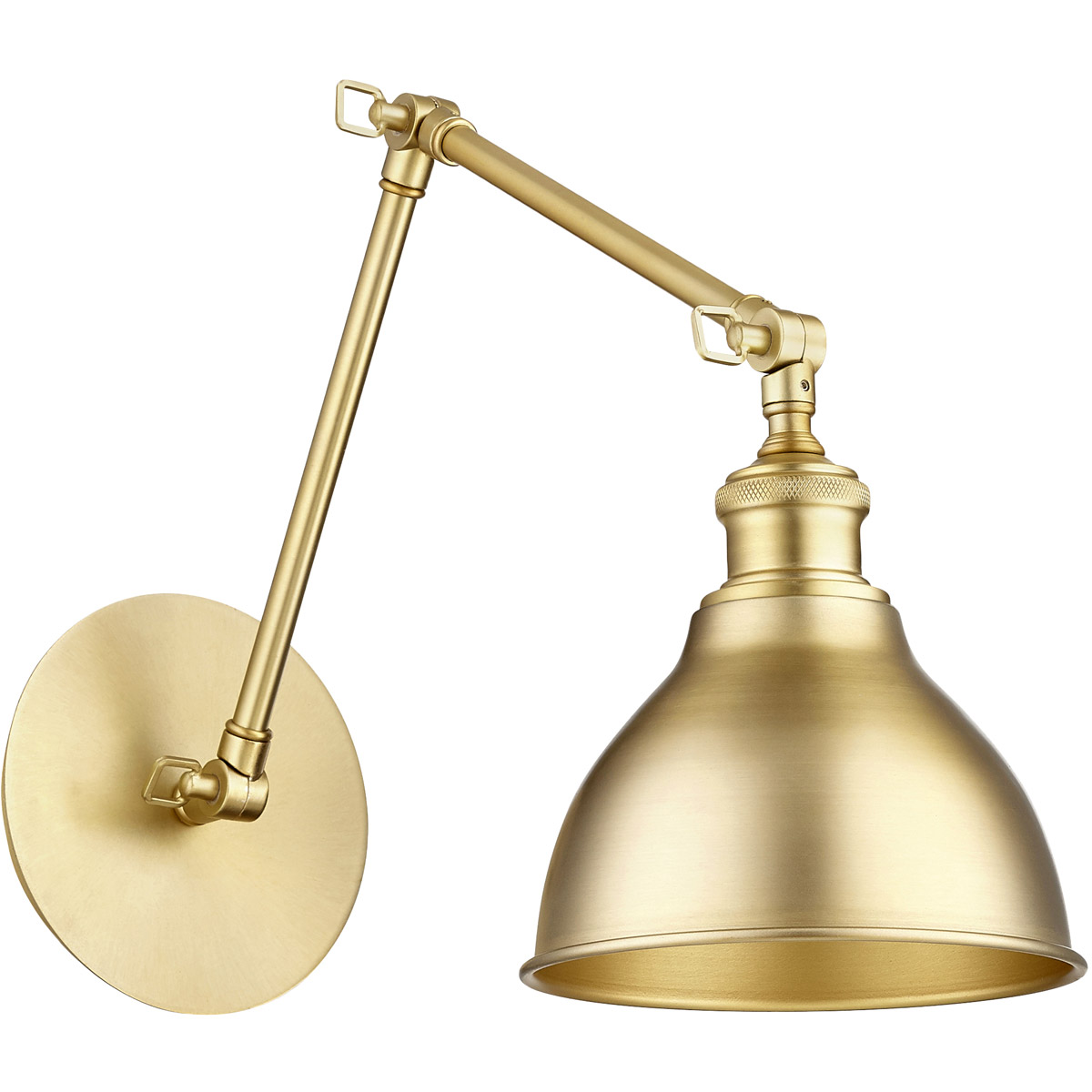 Fort Worth 1 Light 7 inch Aged Brass Wall Mount Wall Light