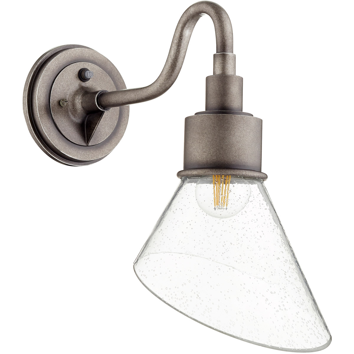 Torrey 1 Light 15.5 inch Weathered Zinc Outdoor Wall Mount