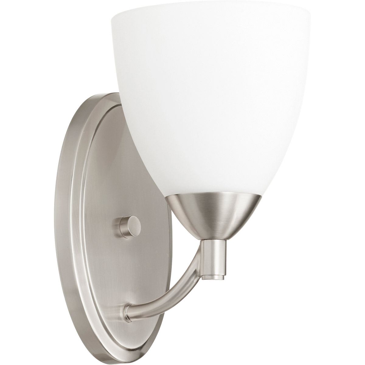Barkley 1 Light 5.75 inch Satin Nickel Wall Sconce Wall Light in Satin Opal