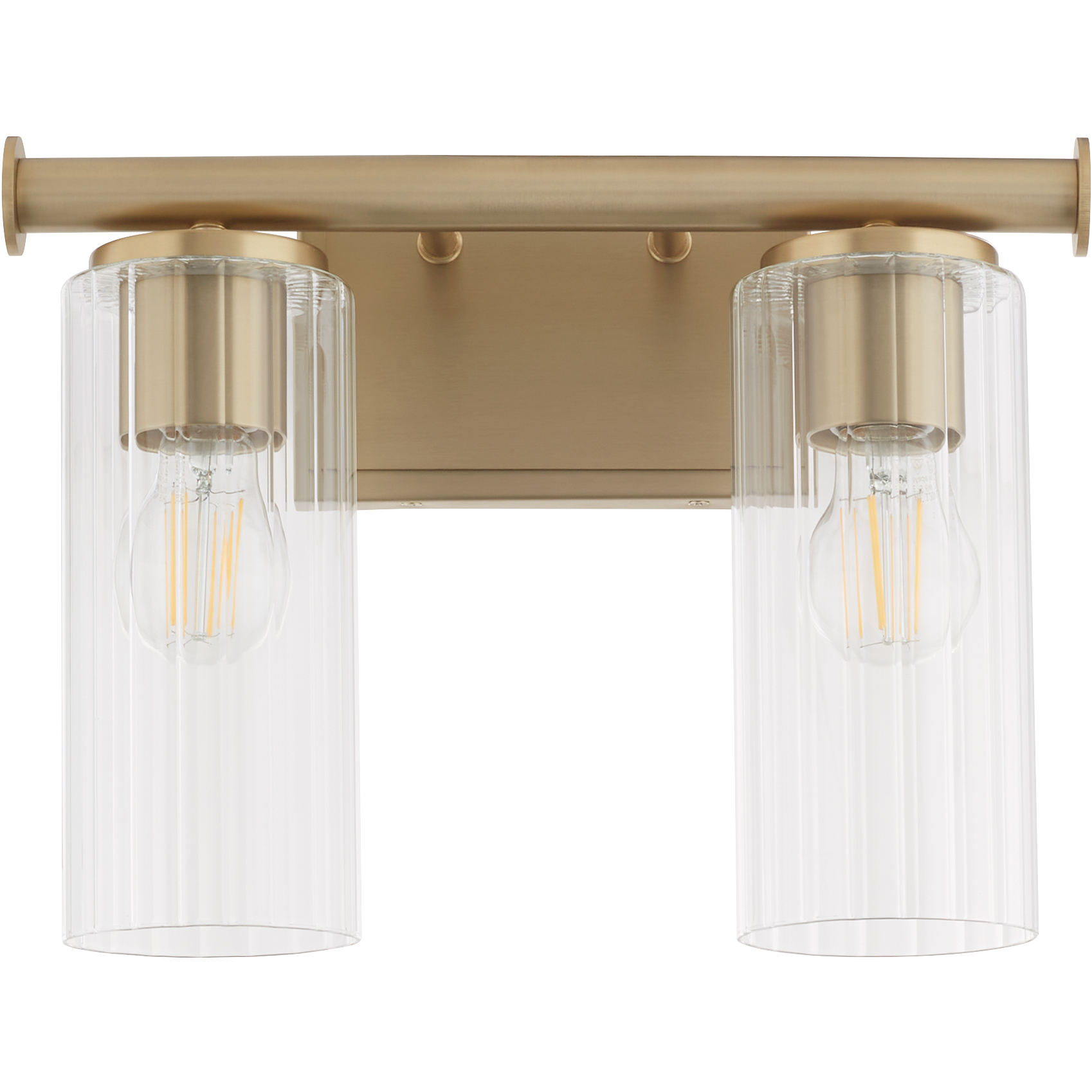 Mercier 2 Light 14.25 inch Aged Brass Vanity Light Wall Light