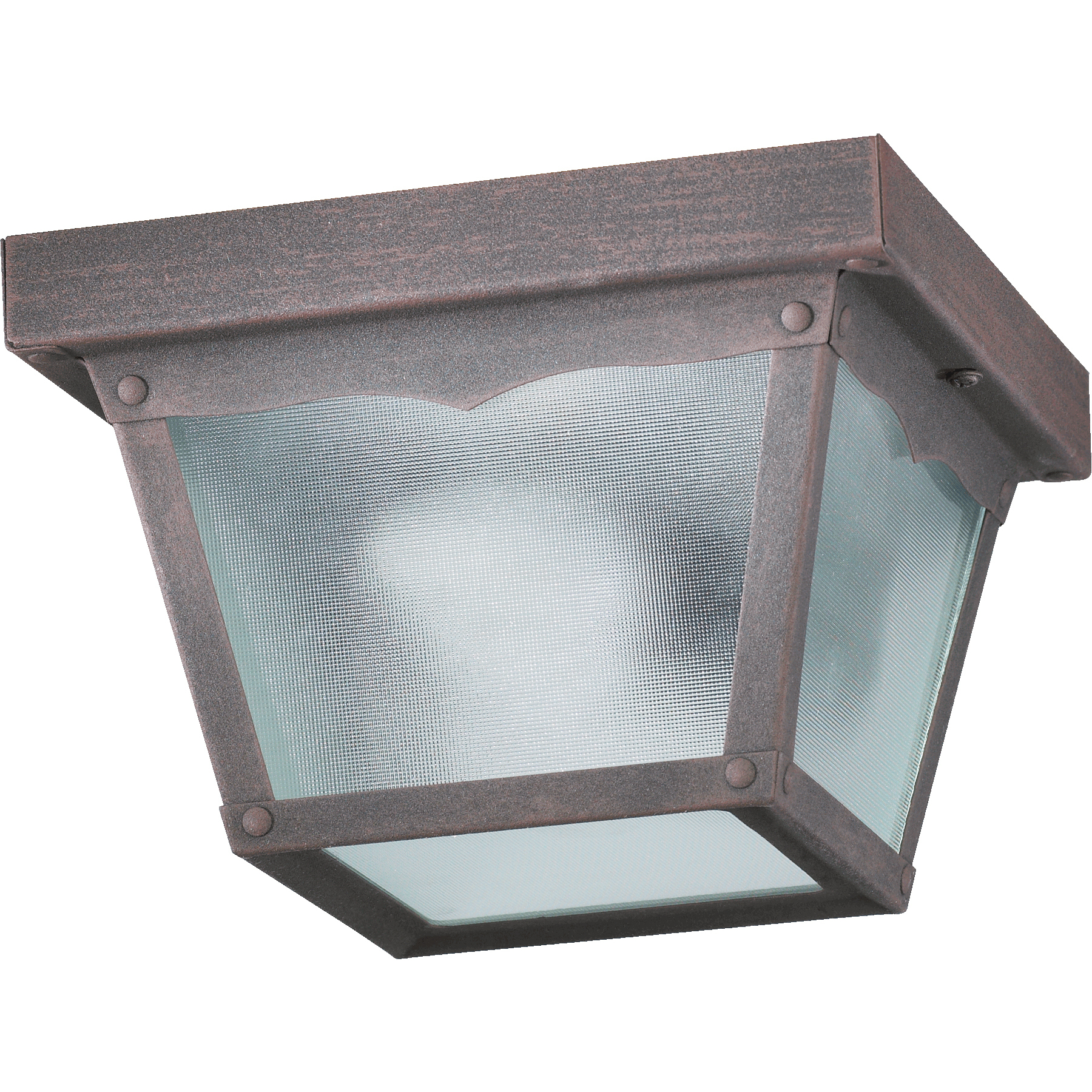 Fort Worth 1 Light 7.5 inch Rust Ceiling Lantern Ceiling Light