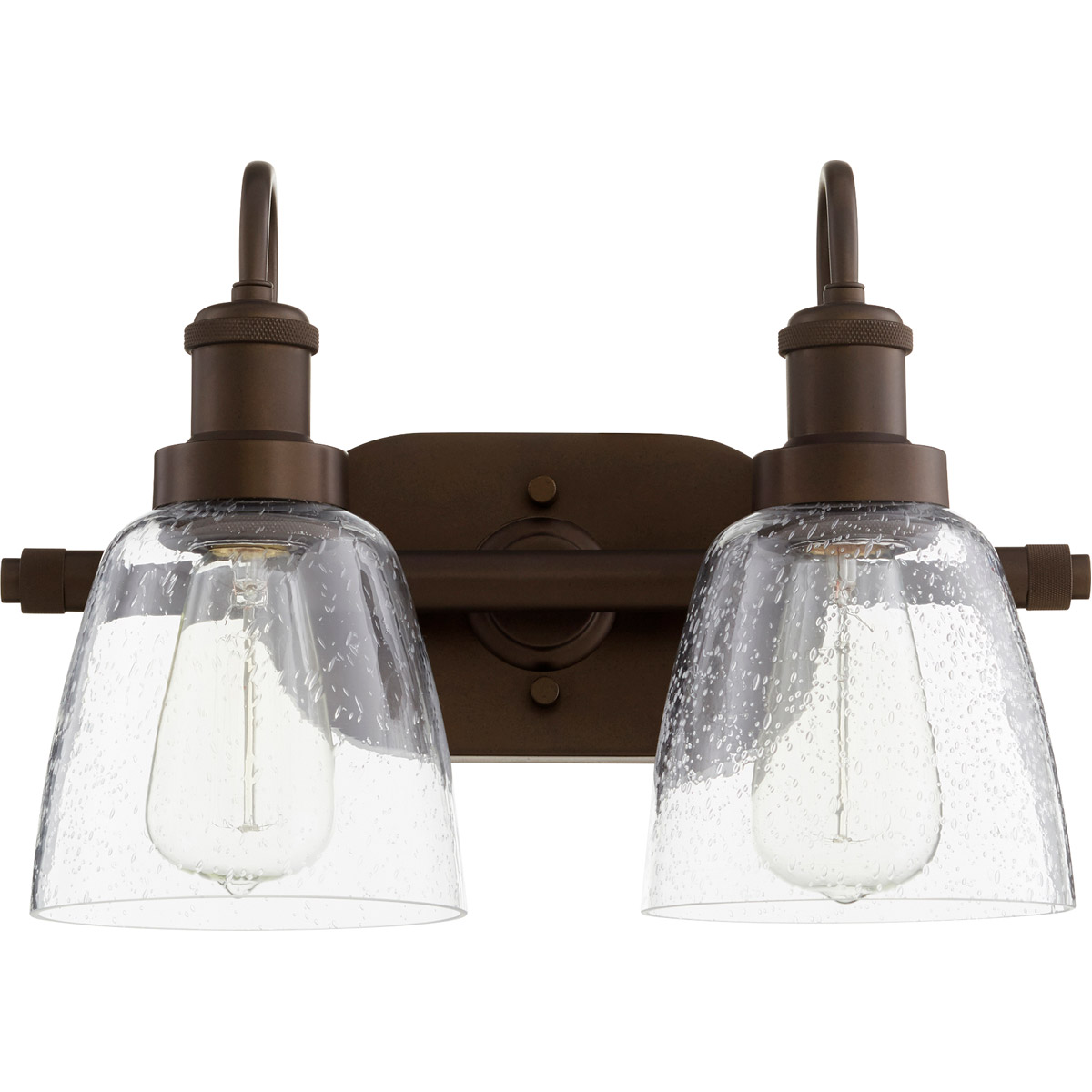 Fort Worth 2 Light 17.75 inch Oiled Bronze Vanity Light Wall Light