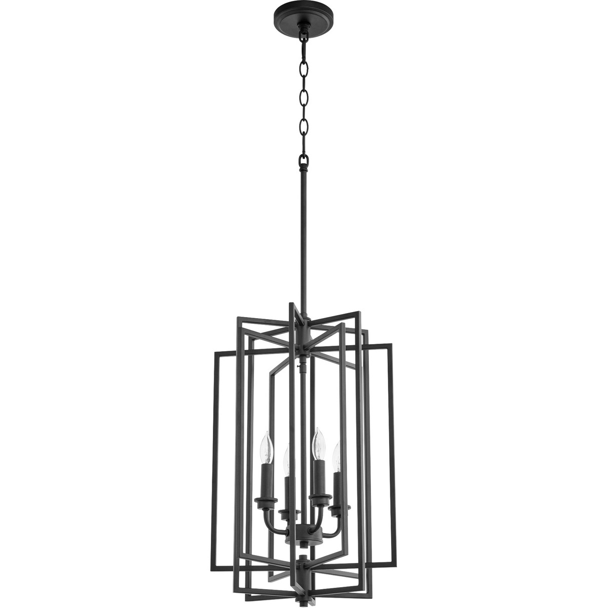 Hammond 4 Light 14 inch Noir Entry Ceiling Light
