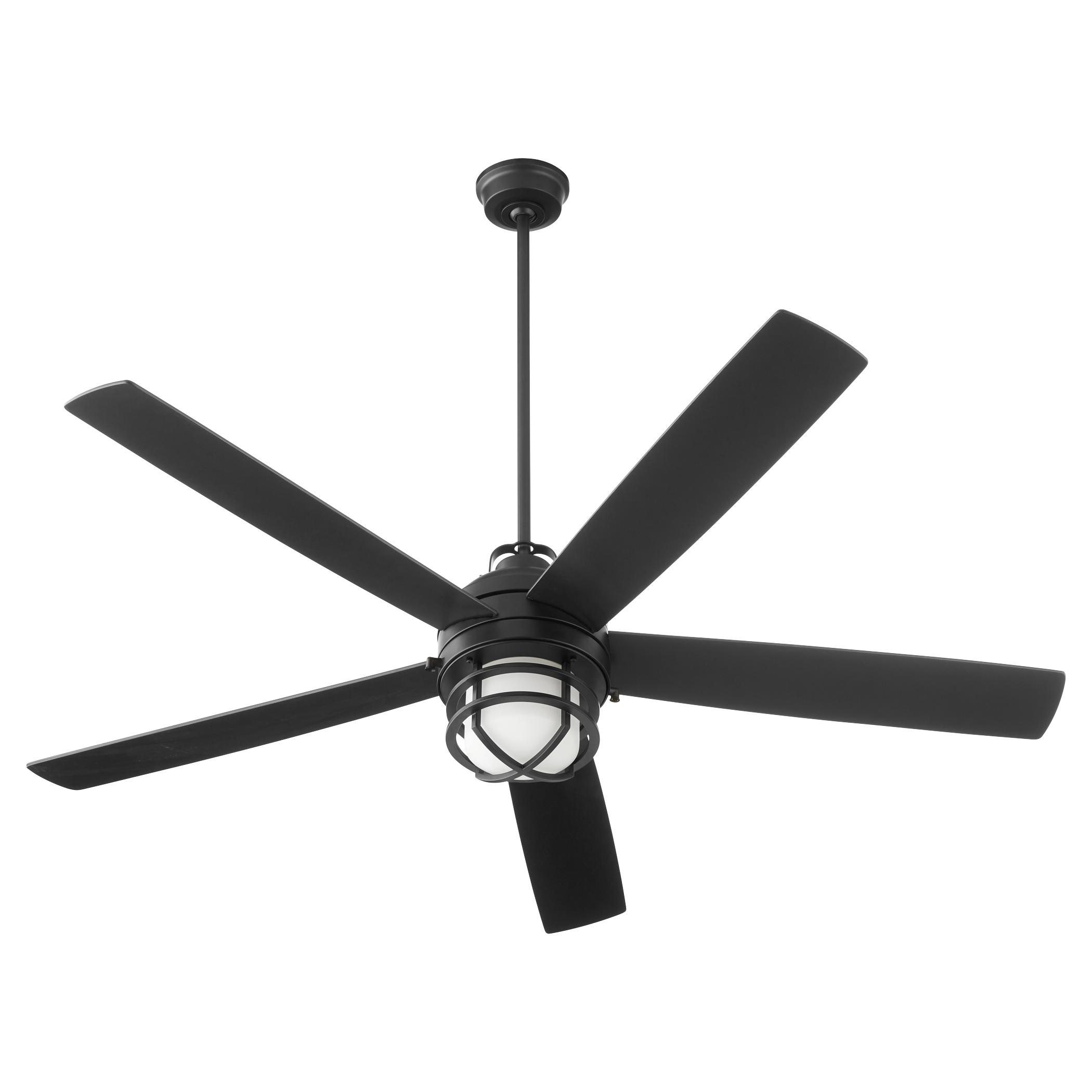 Quorum 133645-59 Niles 64 inch Matte Black Outdoor Ceiling Fan